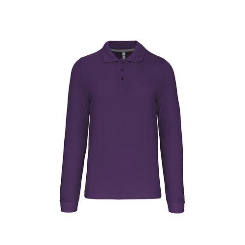 Achat POLO MANCHES LONGUES - violet