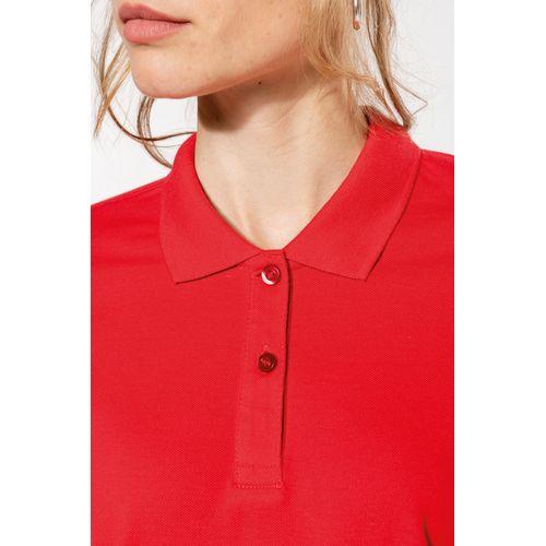 Achat POLO MANCHES COURTES FEMME - rouge