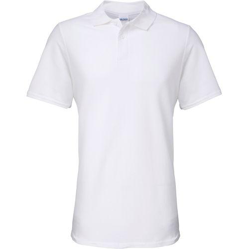 Achat Polo Homme Softstyle Double Piqué - blanc