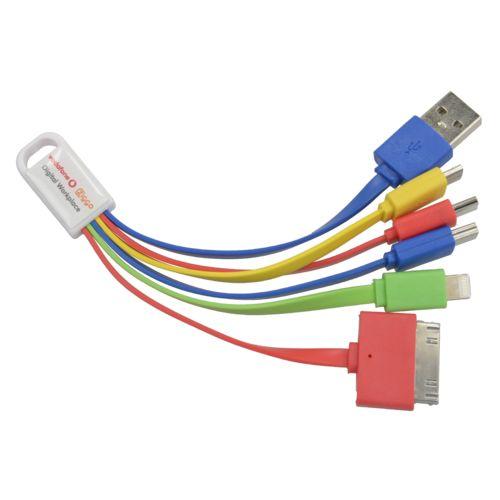 Achat CABLE USB 5 EN 1 - multicolore