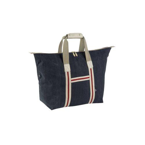 Achat Grand sac shopping canvas - bleu marine