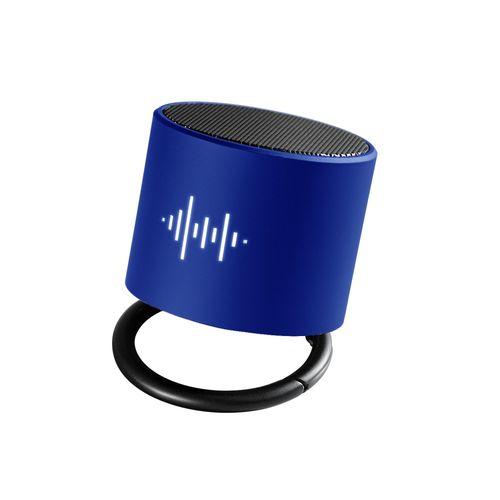 Achat speaker light ring 3W - gris argenté - logo lumineux blanc - Import - bleu
