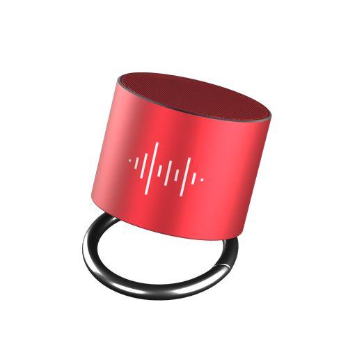 Achat speaker ring 3W - argent - Import - rouge