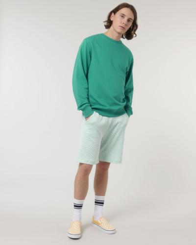 Achat Matcher - Le sweatshirt col rond unisexe medium fit en terry - Go Green