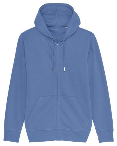 Achat Connector - Le sweat-shirt zippé capuche unisexe  - Bright Blue