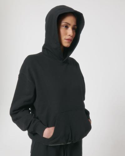 Achat Cooper Dry - Sweatshirt à capuche unisexe, coupe boxy et sec au toucher - Black