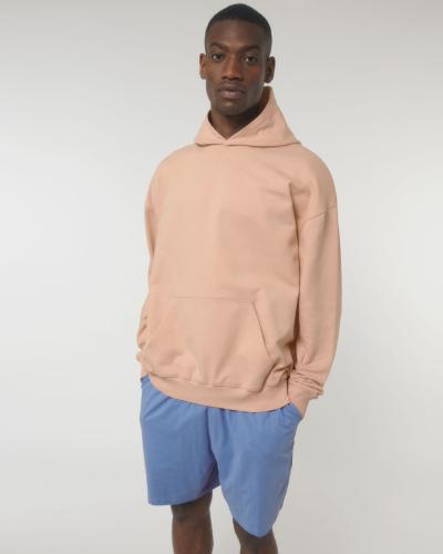 Achat Cooper Dry - Sweatshirt à capuche unisexe, coupe boxy et sec au toucher - Fraiche Peche