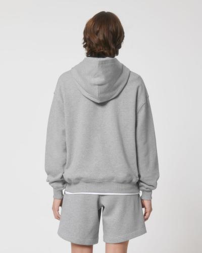 Achat Cooper Dry - Sweatshirt à capuche unisexe, coupe boxy et sec au toucher - Heather Grey