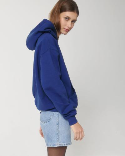 Achat Cooper Dry - Sweatshirt à capuche unisexe, coupe boxy et sec au toucher - Worker Blue