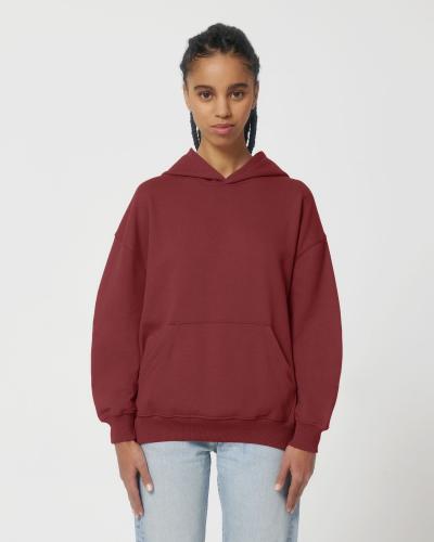 Achat Cooper Dry - Sweatshirt à capuche unisexe, coupe boxy et sec au toucher - Red Earth