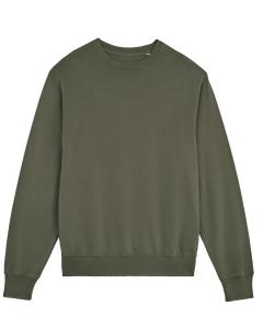 Matcher Vintage - Le sweatshirt col rond unisexe medium fit en terry effet délavé 