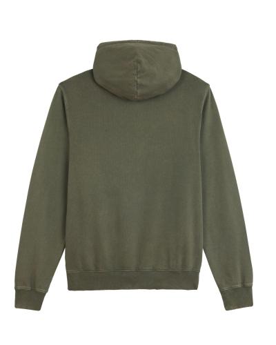 Achat Archer Vintage - Le sweatshirt à capuche unisexe medium fit en terry effet délavé - G. Dyed Khaki