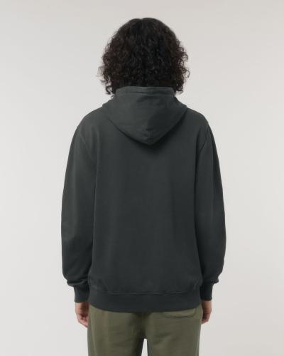 Achat Archer Vintage - Le sweatshirt à capuche unisexe medium fit en terry effet délavé - G. Dyed Black Rock