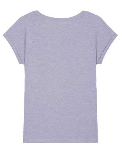 Achat Stella Rounder Slub - Le T-shirt slub femme bas de manche replié - Lavender