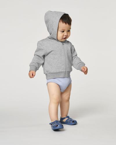 Achat Baby Connector - Le sweatshirt zippé à capuche  pour bébé - Heather Grey