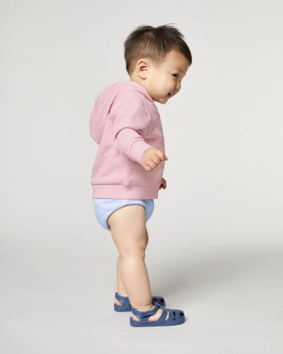 Achat Baby Connector - Le sweatshirt zippé à capuche  pour bébé - Cotton Pink