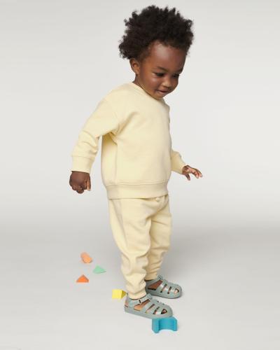 Achat Baby Changer - Le sweat-shirt à col rond Iconic pour bébé - Butter