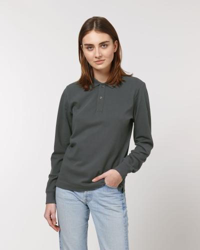 Achat Prepster Long Sleeve - Le polo unisexe à manches longues - Anthracite