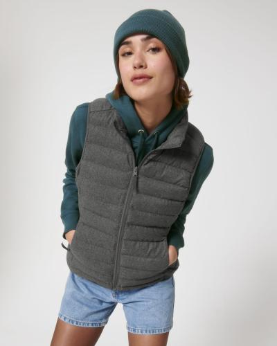 Achat Stella Climber Wool-Like - Bodywarmer pour femme à aspect laineux - Deep Metal Heather Grey