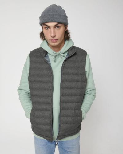 Achat Stanley Climber Wool-Like - Bodywarmer pour homme à aspect laineux - Deep Metal Heather Grey