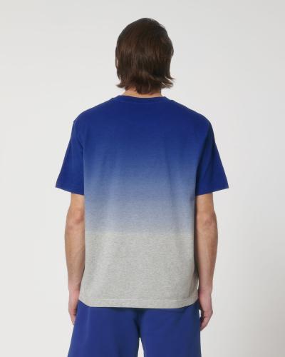 Achat Fuser Dip Dye - Le t-shirt unisexe décontracté dip dye - Dip Dye Worker Blue/Heather Grey