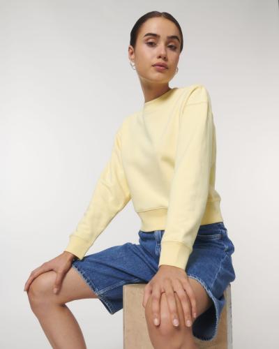 Achat Stella Cropster - Le sweat-shirt crop à col rond pour femme - Butter