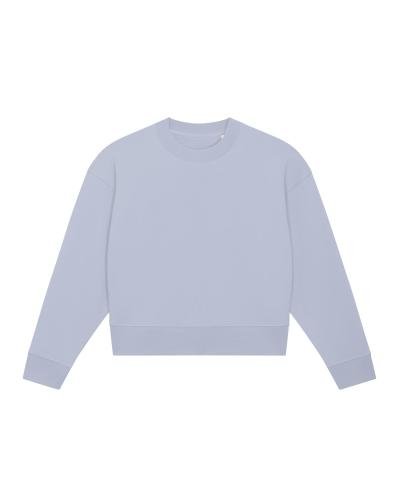 Achat Stella Cropster - Le sweat-shirt crop à col rond pour femme - Serene Blue