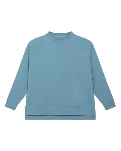 Achat Stella Wilder - Le sweat-shirt oversize à col rond pour femme - Atlantic Blue