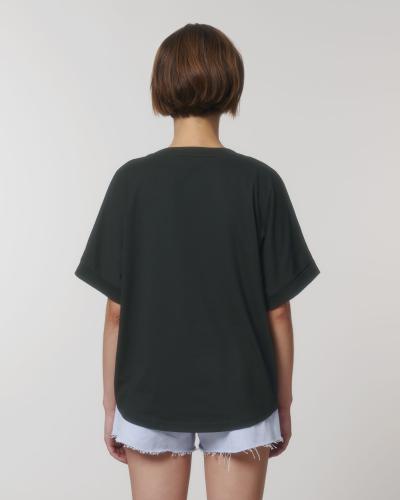 Achat Stella Collider - Le t-shirt à manches retroussées pour femme - Black