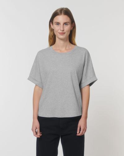Achat Stella Collider - Le t-shirt à manches retroussées pour femme - Heather Grey