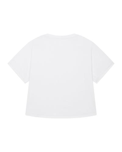 Achat Stella Collider - Le t-shirt à manches retroussées pour femme - White