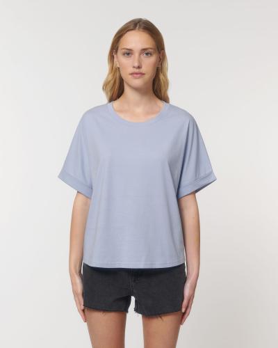 Achat Stella Collider - Le t-shirt à manches retroussées pour femme - Serene Blue