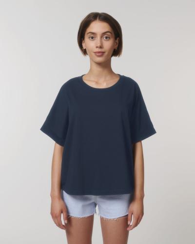 Achat Stella Collider - Le t-shirt à manches retroussées pour femme - French Navy