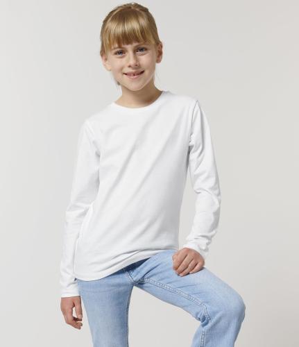 Achat Mini Hopper - Le T-shirt manches longues iconique enfant - White