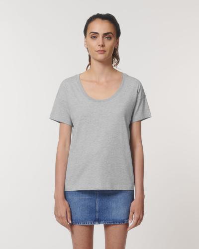 Achat Stella Chiller - Le T-shirt loose col rond femme - Heather Grey