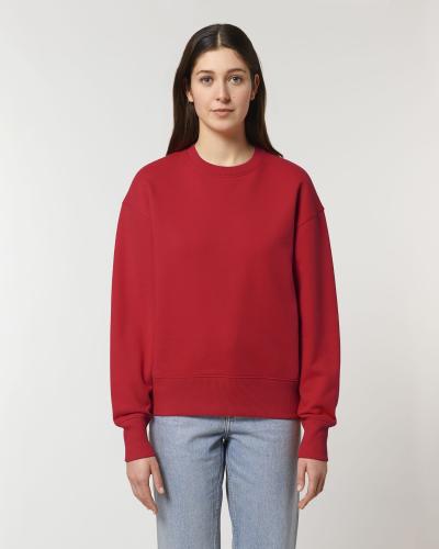 Achat Radder Heavy - Le sweat-shirt unisexe à col rond épais et décontracté - Red
