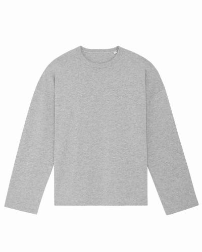 Achat Triber - Le T-shirt à manches longues unisexe oversize - Heather Grey