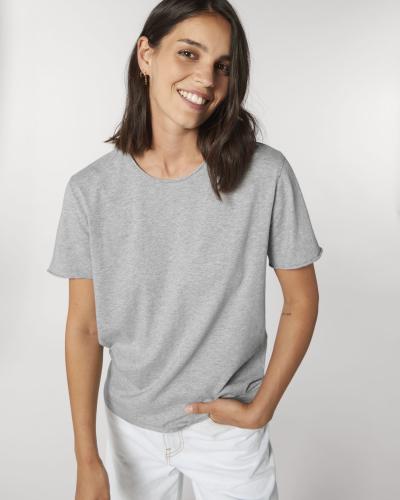 Achat Imaginer - Le t-shirt unisexe à bords francs - Heather Grey