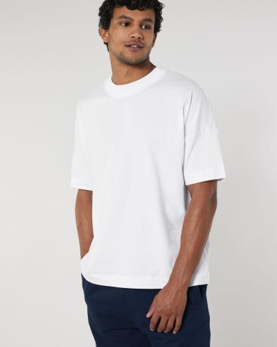 Achat Blaster - Le t-shirt oversize col montant unisexe  - White