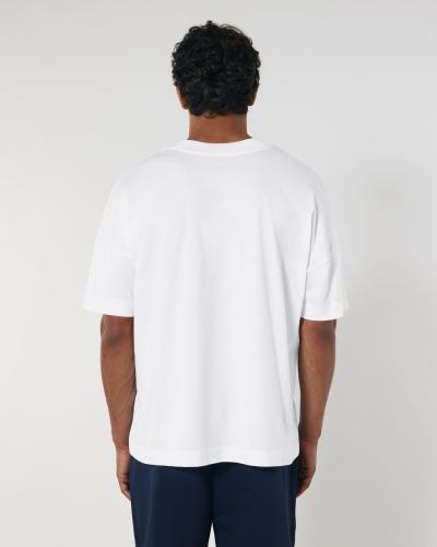 Achat Blaster - Le t-shirt oversize col montant unisexe  - White