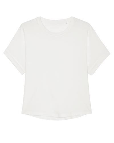 Achat Stella Collider Vintage - Le t-shirt délavé à manches retroussées - Garment Dyed White