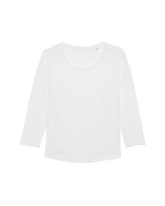 Stella Waver Slub - Le T-shirt manches 3/4 femme à emmanchure descendue