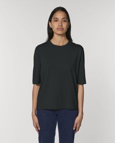 Achat Stella Fringer - Le t-shirt épais boxy femme - Black