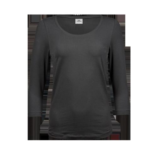 Achat T-shirt femme manches 3/4 - gris foncé