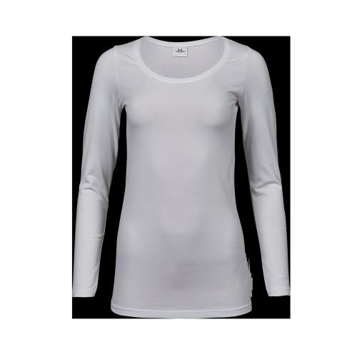 Achat T-shirt femme manches longues - blanc