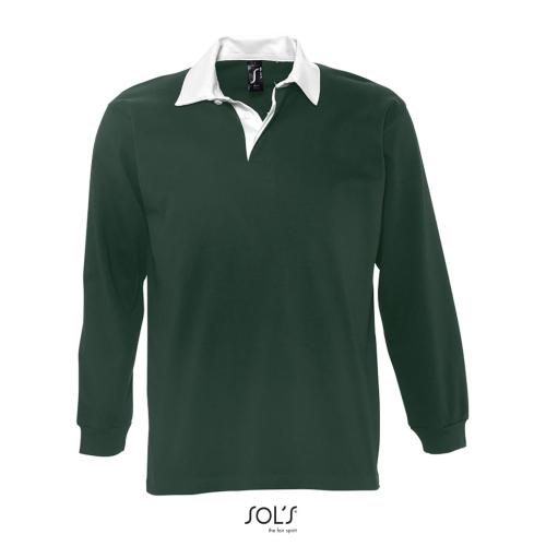 Achat POLO RUGBY HOMME BICOLORE PACK - vert foncé