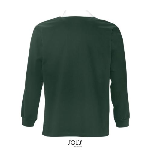 Achat POLO RUGBY HOMME BICOLORE PACK - vert foncé