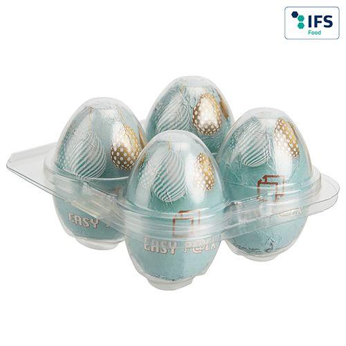 Achat Boîte à œufs carrée pour 4 œufs sans banderole - 