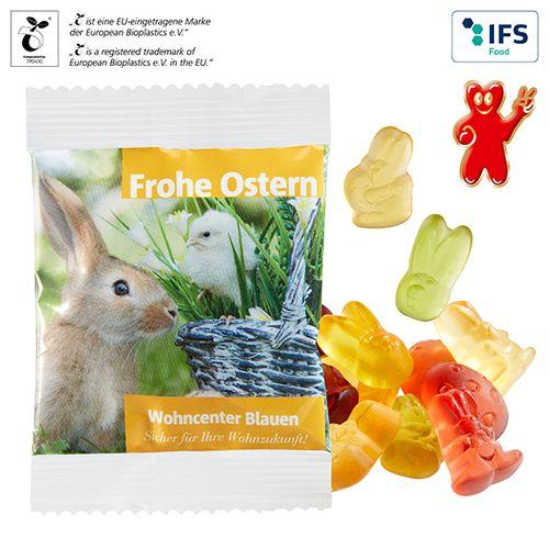 Achat Gommes de fruits, 10 g - formes standards, sachet compostable - Made in Allemagne - 