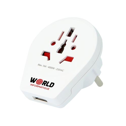 Achat SKROSS® | World to Europe USB - blanc